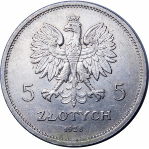 5 złotych Nike 1928 ZZM Warszawa