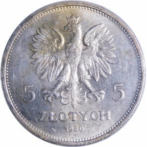 5 Gold Banner 1930