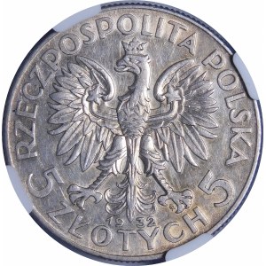 5 złotych Głowa Kobiety 1932 ZZM Warszawa