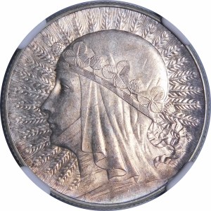 5 złotych Głowa Kobiety 1933