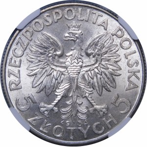 5 złotych Głowa Kobiety 1934