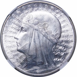 10 złotych Głowa Kobiety 1933 - WYJĄTKOWA