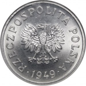 50 pennies 1949 - aluminum