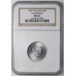 50 pennies 1949 - aluminum