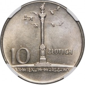 10 Zloty Sigismund-Säule 1966 - Kleine Säule