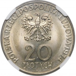 20 złotych XXV LAT RWPG 1974