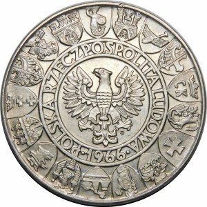 100 złotych Mieszko i Dąbrówka 1966