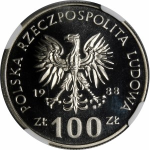100 zl 1988 70. výročie Veľkopoľského povstania - LUSTRZANKA