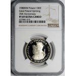 100 złotych 1988 70. rocznica Powstania Wielkopolskiego - LUSTRZANKA