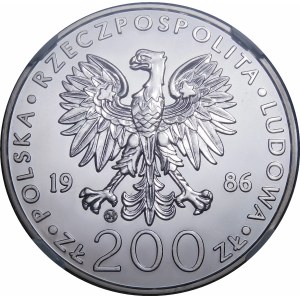 200 złotych Jan Paweł II 1986