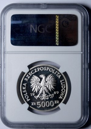 5000 złotych Władysław Jagiełło 1989