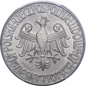 PRÓBA 10 złotych Kazimierz Wielki 1964 - MIEDZIONIKIEL