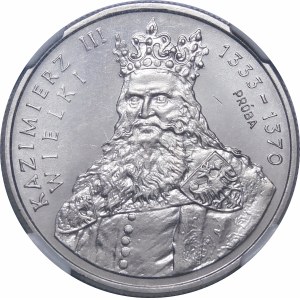 PRÓBA 100 złotych Kazimierz Wielki 1987 - MIEDZIONIKIEL