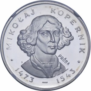 PRÓBA 100 złotych Mikołaj Kopernik 1973 - SREBRO - STEMPEL ODWRÓCONY - INNA WAGA