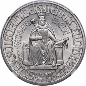 Próba 10 złotych Kazimierz Wielki 1964 - miedzionikiel