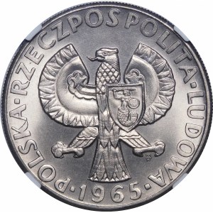 Sample 10 gold Seven Hundred Years of Warsaw Syrena 1965 - miedzionikiel