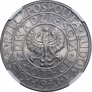 Próba 20 złotych Drzewo 1973 - miedzionikiel