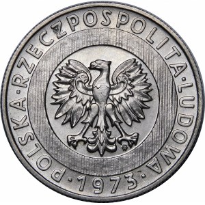 Próba 20 złotych Wieżowiec i Kłosy 1973 - miedzionikiel