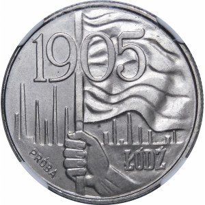 20 vzorka zlata 1980 Lodz 1905 - meď-nikel