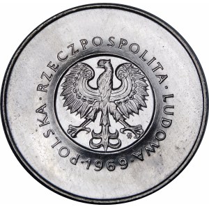 NIKIEL 10 zlotých 25. výročie vzniku Poľskej ľudovej republiky 1969