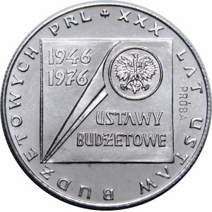 PRÓBA NIKIEL 20 złotych 1976 Ustawy Budżetowe