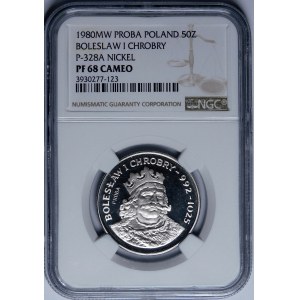 SAMPLE Nickel 50 gold 1980 Boleslaw the Brave
