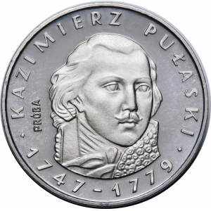 PRÓBA NIKIEL 100 złotych 1976 Kazimierz Pułaski