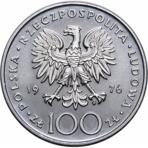 PRÓBA NIKIEL 100 złotych 1976 Kazimierz Pułaski