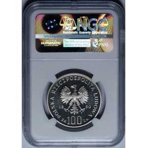 PRÓBA NIKIEL 100 złotych 1980 Jan Kochanowski