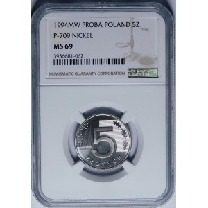 PRÓBA NIKIEL 5 złotych 1994