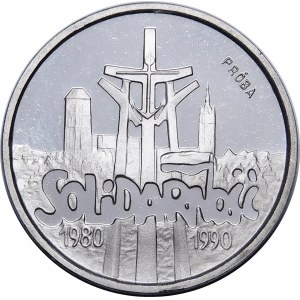 PRÓBA NIKIEL 20000 złotych 1990 Solidarność