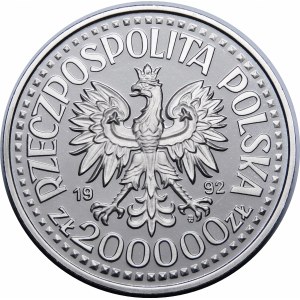 NIKIEL PROSPECTIVE 200000 gold 1992 Wladyslaw III Varnañczyk - bust