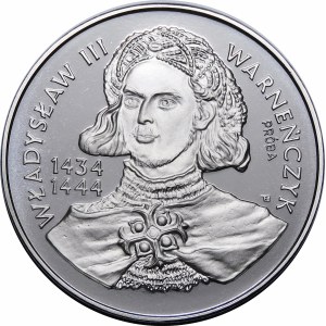 PRÓBA NIKIEL 200000 złotych 1992 Władysław III Warneńczyk - popiersie