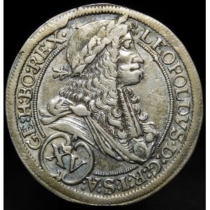 Rakúsko, Leopold I, 15 krajcars 1695, Graz