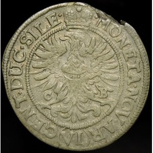 Śląsk - Księstwo legnicko-brzesko-wołowskie, Ludwika Regentka, 6 krajcarów 1673 CB, Brzeg