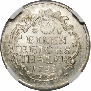 Germany, Prussia, Frederick II, 1/3 Thaler 1758, Dresden