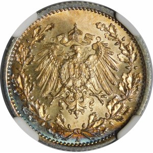 Niemcy, Wilhelm II, 1/2 Marki 1906, Berlin