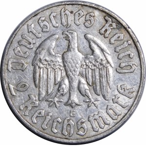 Germany, Weimar Republic, 2 marks 1933 E, Muldenhütten