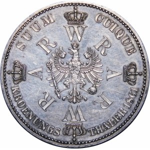 Niemcy, Prusy, Wilhelm I, Talar koronacyjny, 1861 A, Berlin