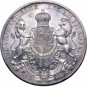 Nemecko, Hannover, George V, Thaler 1866, Hannover