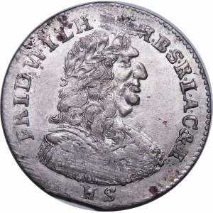 Nemecko, Brandenbursko-Prusko, Friedrich Wilhelm, šiesty z roku 1687 HS, Königsberg - VELMI ZRADKÉ