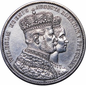 Germany, Prussia, Wilhelm I, Coronation thaler, 1861 A, Berlin