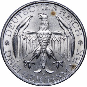 Germany, Weimar Republic, 3 marks 1929, Berlin