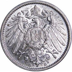 Nemecko, Wilhelm II, 1 Mark 1915 D, Mníchov