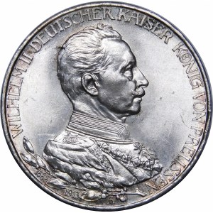 Nemecko, Wilhelm II, 3 marky 1913 A, Berlín