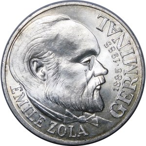 Francja, 100 franków 1985, Pessac - 100. rocznica - Powieść Emile'a Zoli Germinal