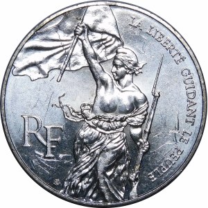 France, 100 francs 1993, Pessac, 200th anniversary - Louvre. Freedom leading the people to the barricades.