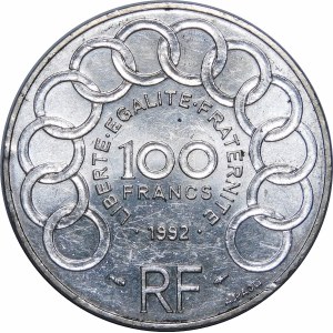 France, 100 francs 1992, Pessac, Jean Monnet