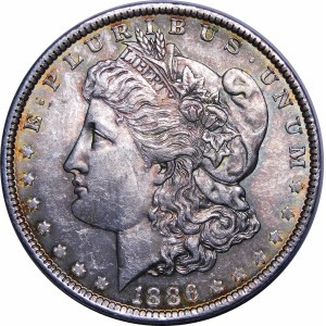 USA, $1 1886, Morgan Dollar