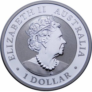 Austrália, 1 2022 USD, kookaburra